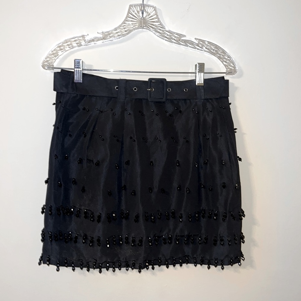 Black Beaded Skirt